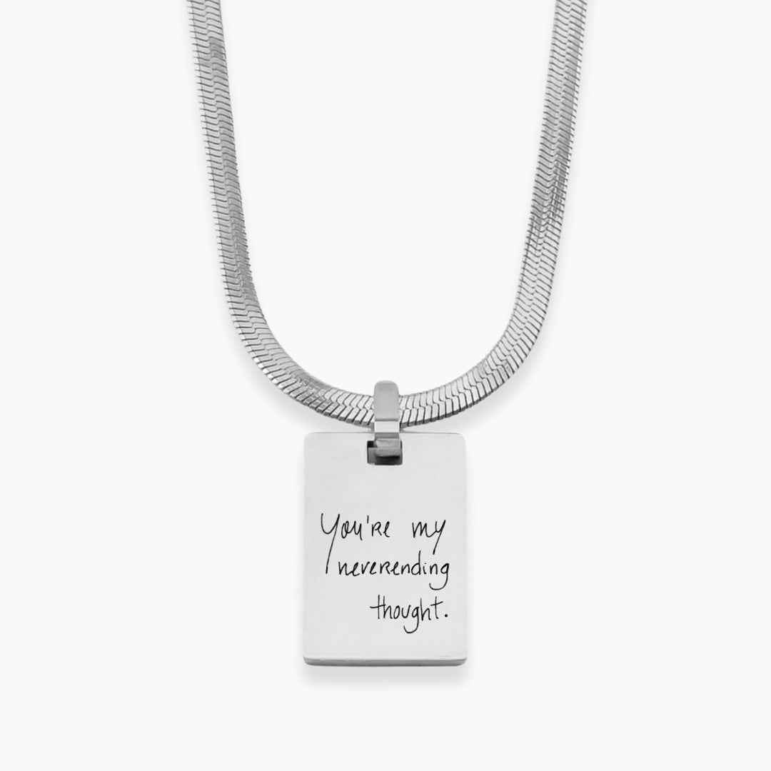 AZUR Personalizable Necklace | Handwriting/Drawing