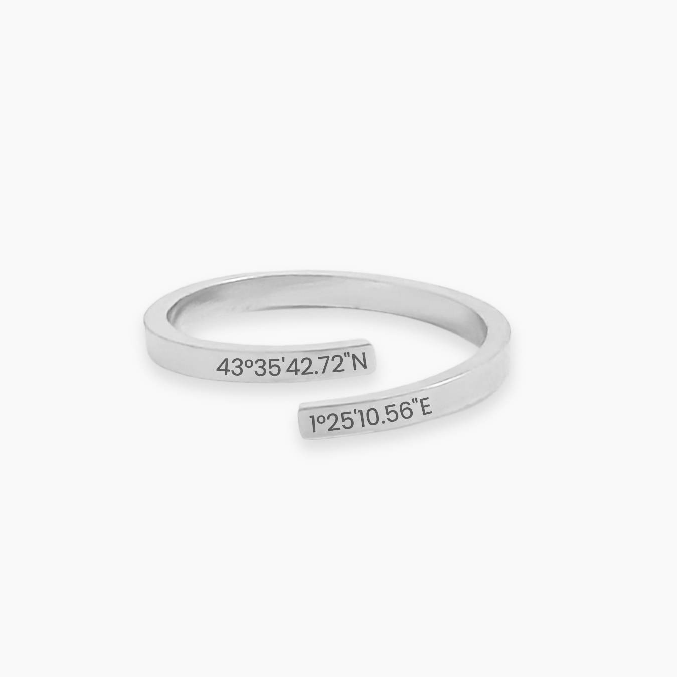 Bague Personnalisable AIRE | Texte Personnalisé