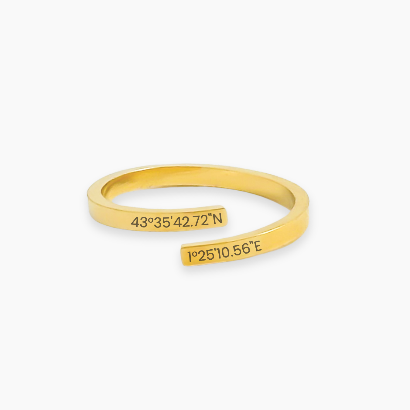Bague Personnalisable AIRE | Texte Personnalisé