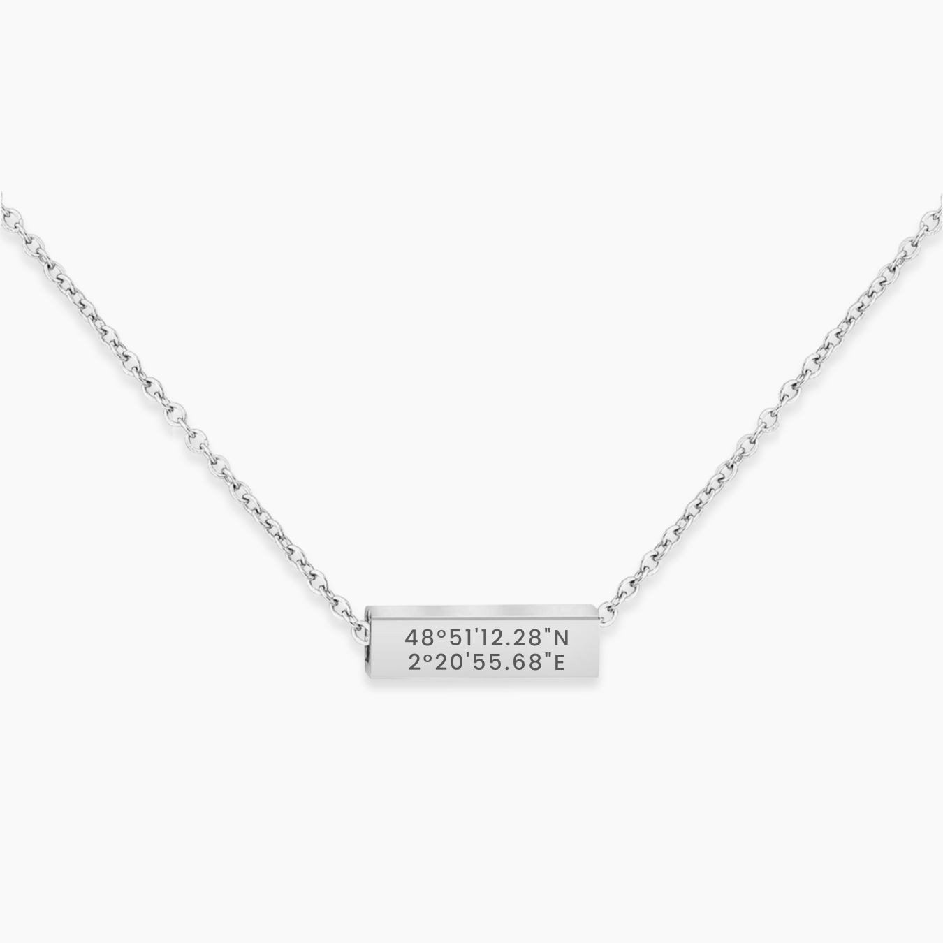 MINIMAL Personalizable Necklace | Coordinates