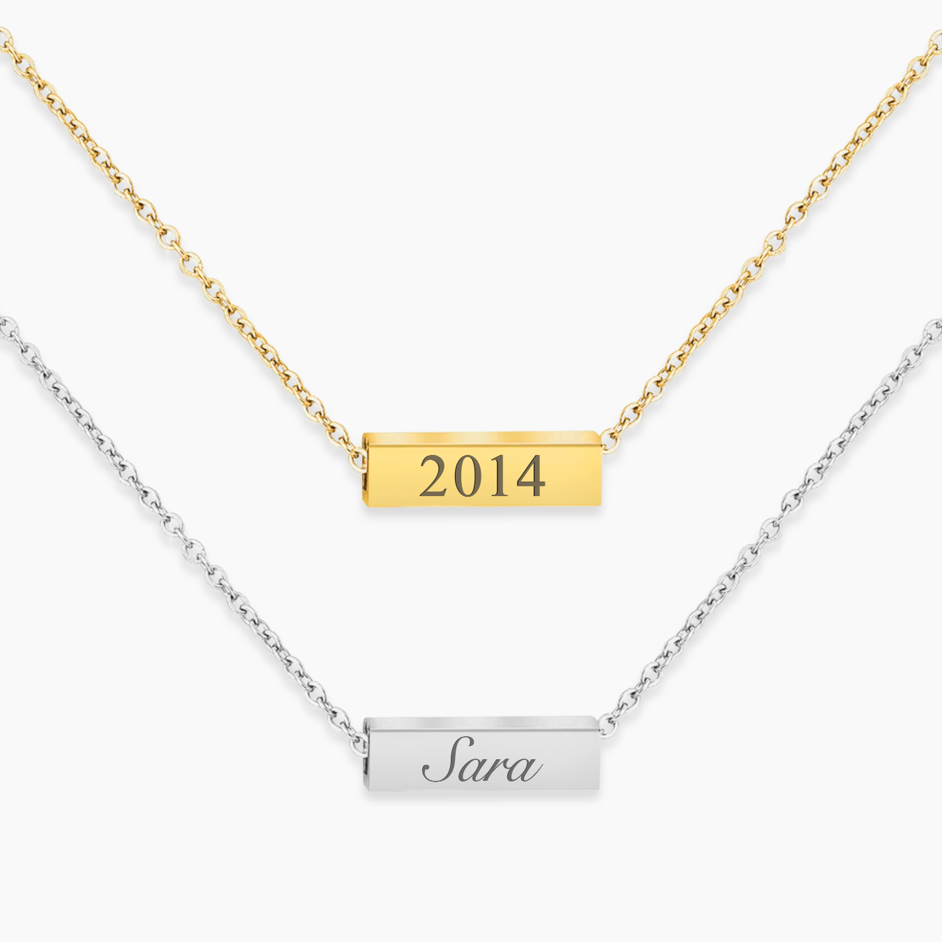 Colar personalizável MINIMAL | Texto personalizado