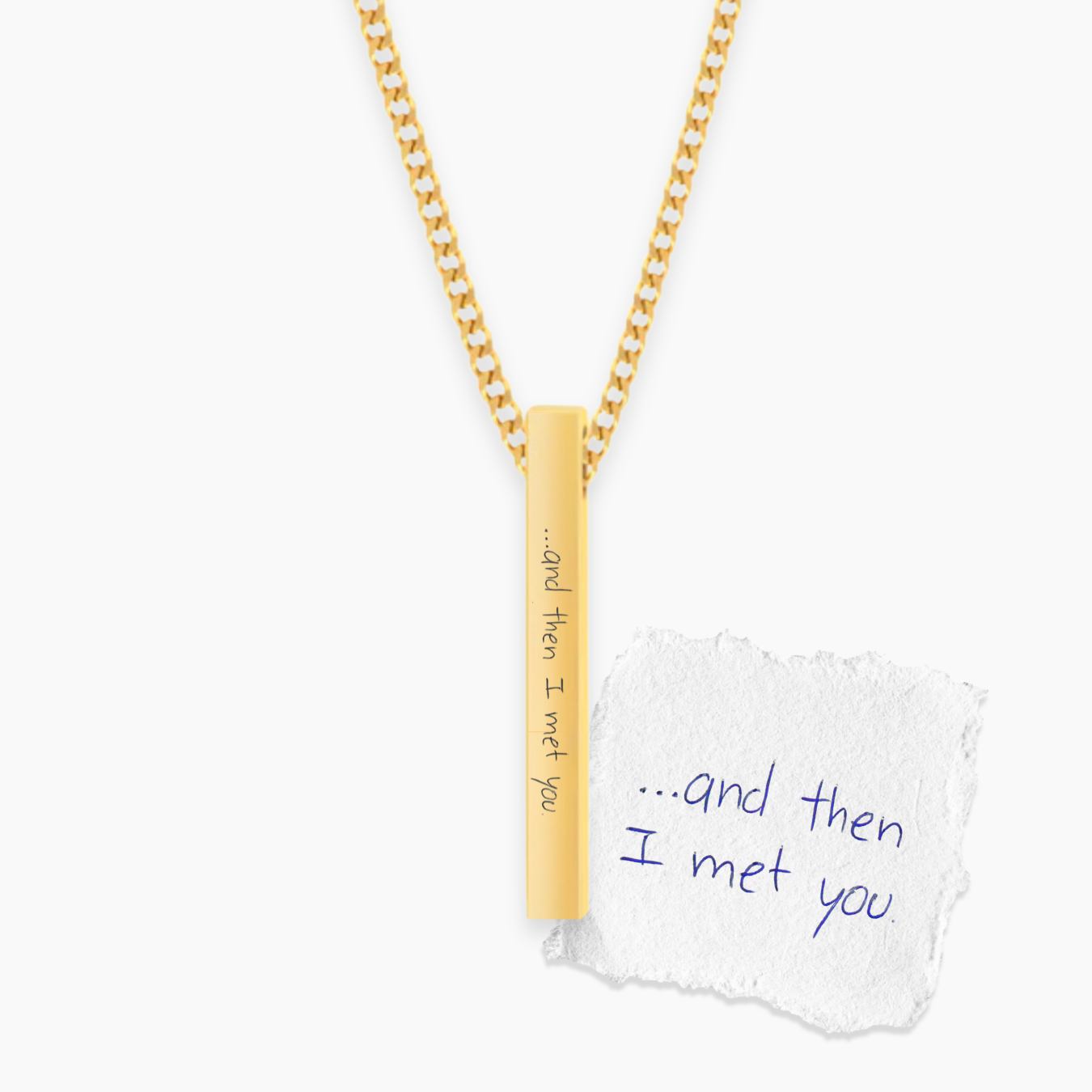 PRISM Personalizable Necklace | Handwriting