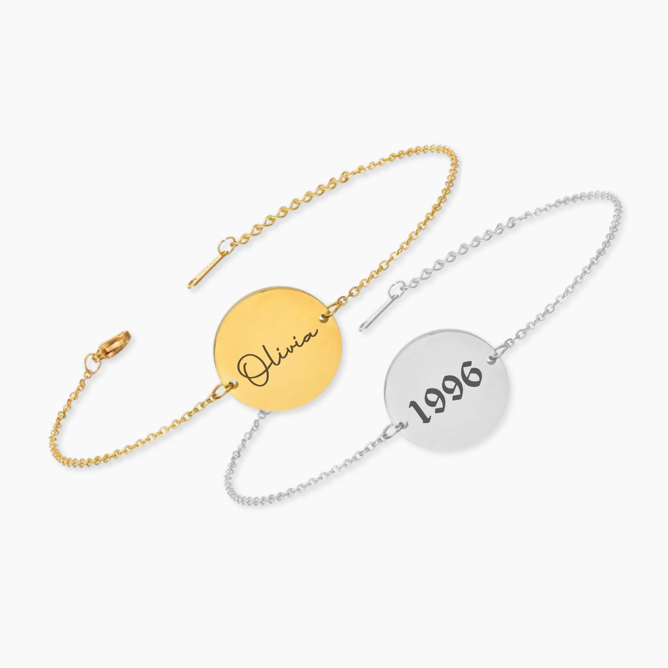 Pulseira personalizável NIRO | Texto personalizado