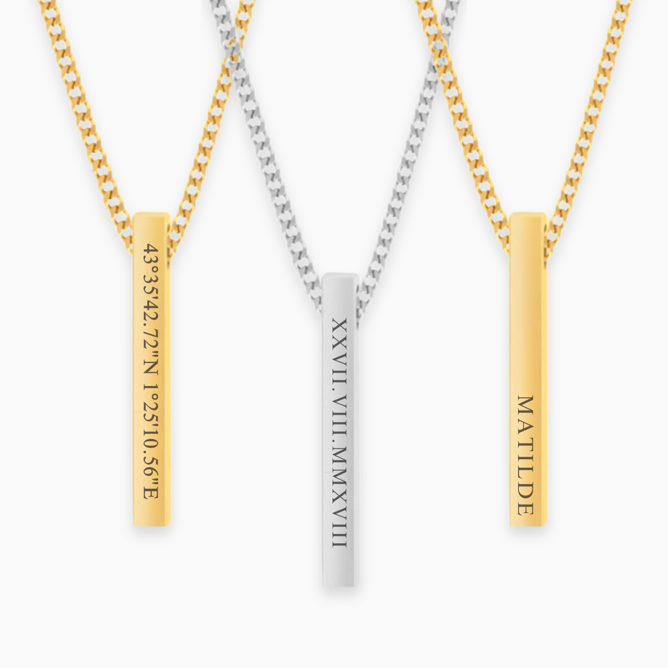 PRISM Collier Personnalisable | Coordonnées