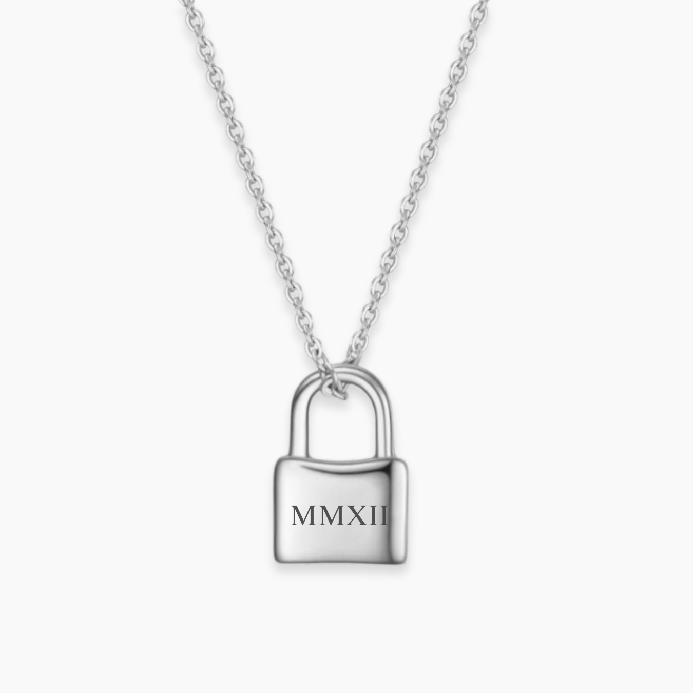 LOCK Personalizable Necklace | Custom Text