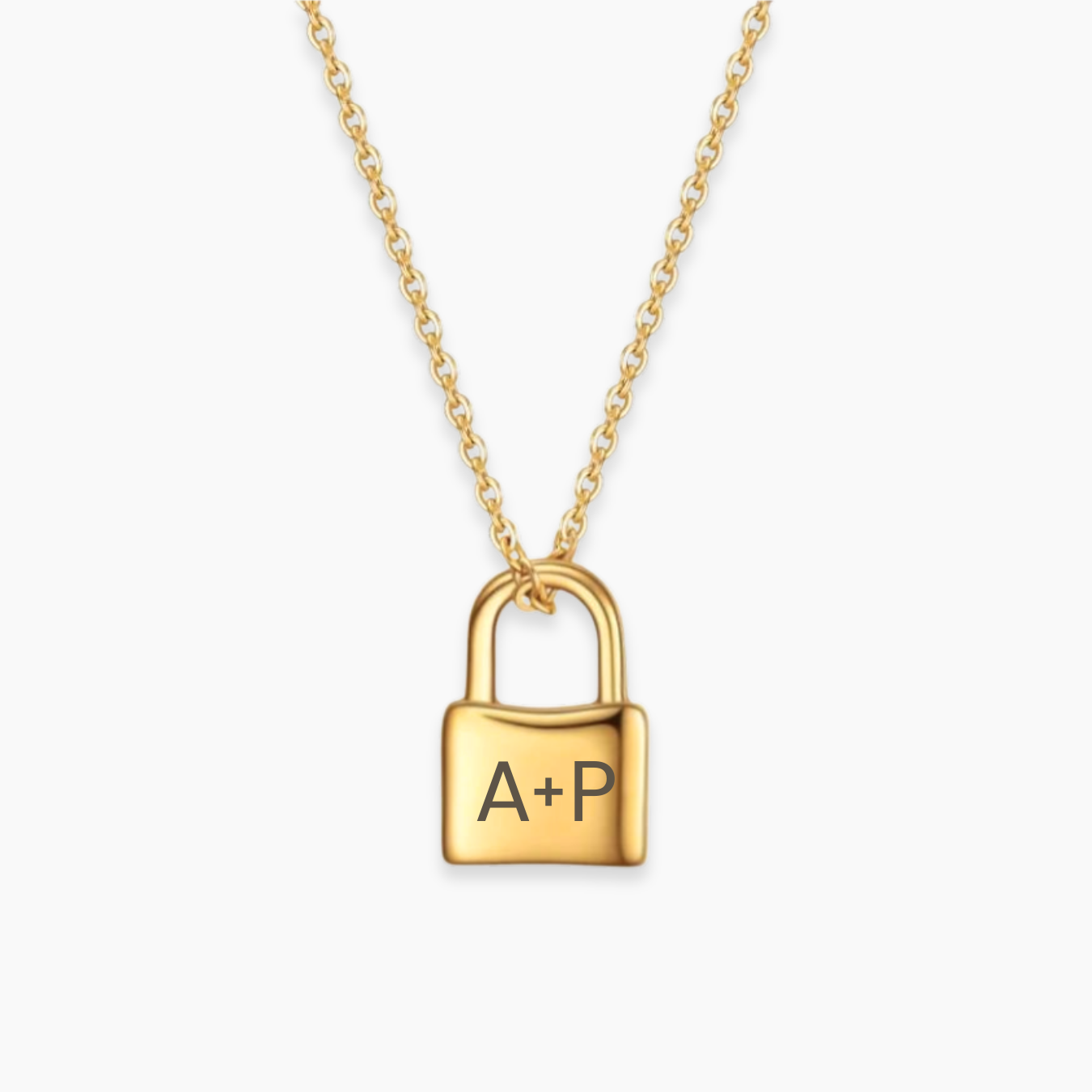 LOCK Personalizable Necklace | Initials