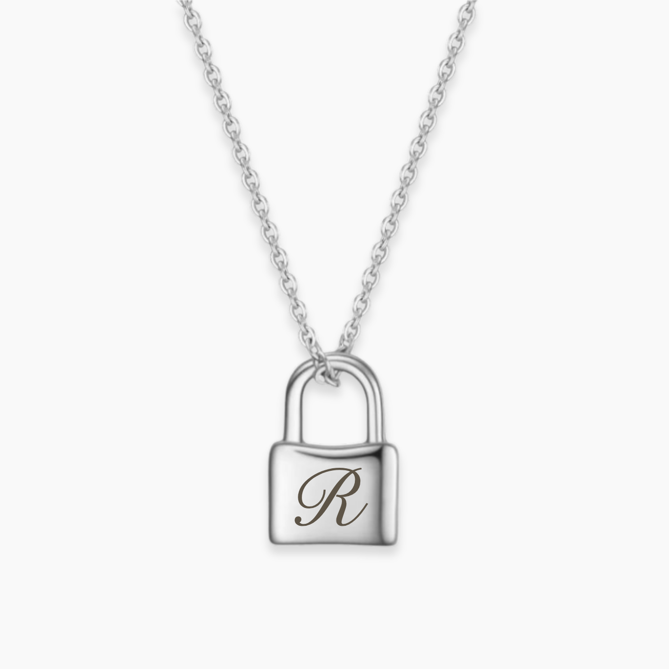 LOCK Personalizable Necklace | Initials