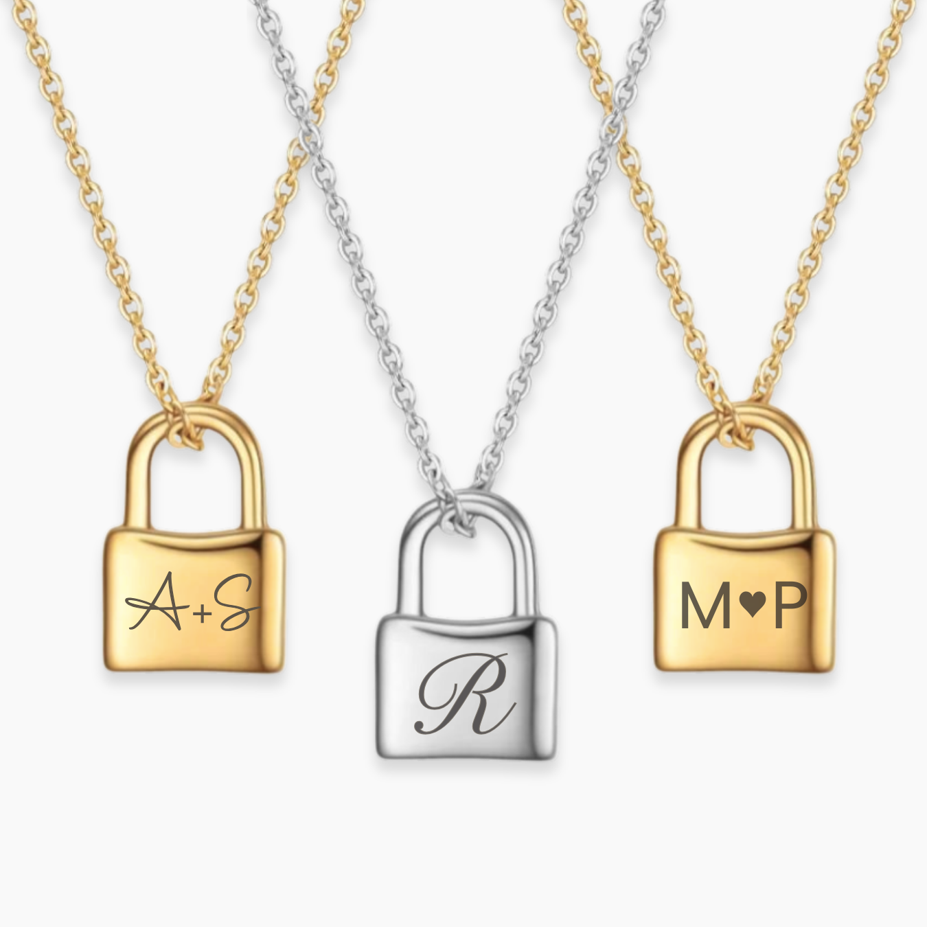 Collana Personalizzabile LOCK | Iniziali