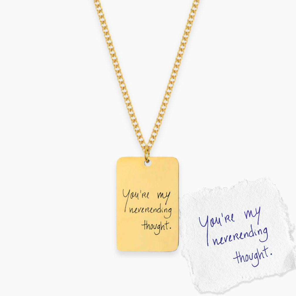 SAGE Personalizable Necklace | Handwriting