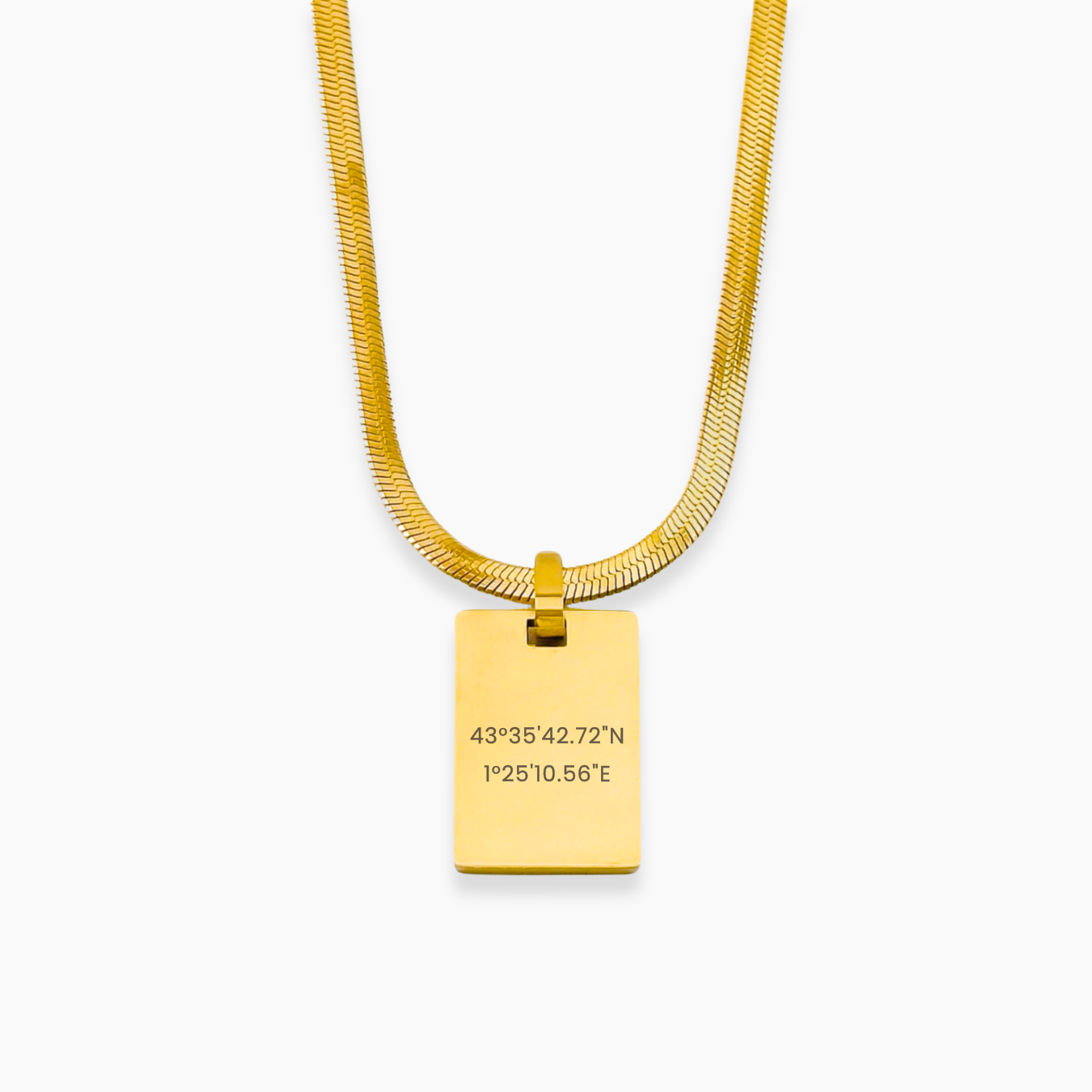 Collier Personnalisable AZUR | Coordonnées