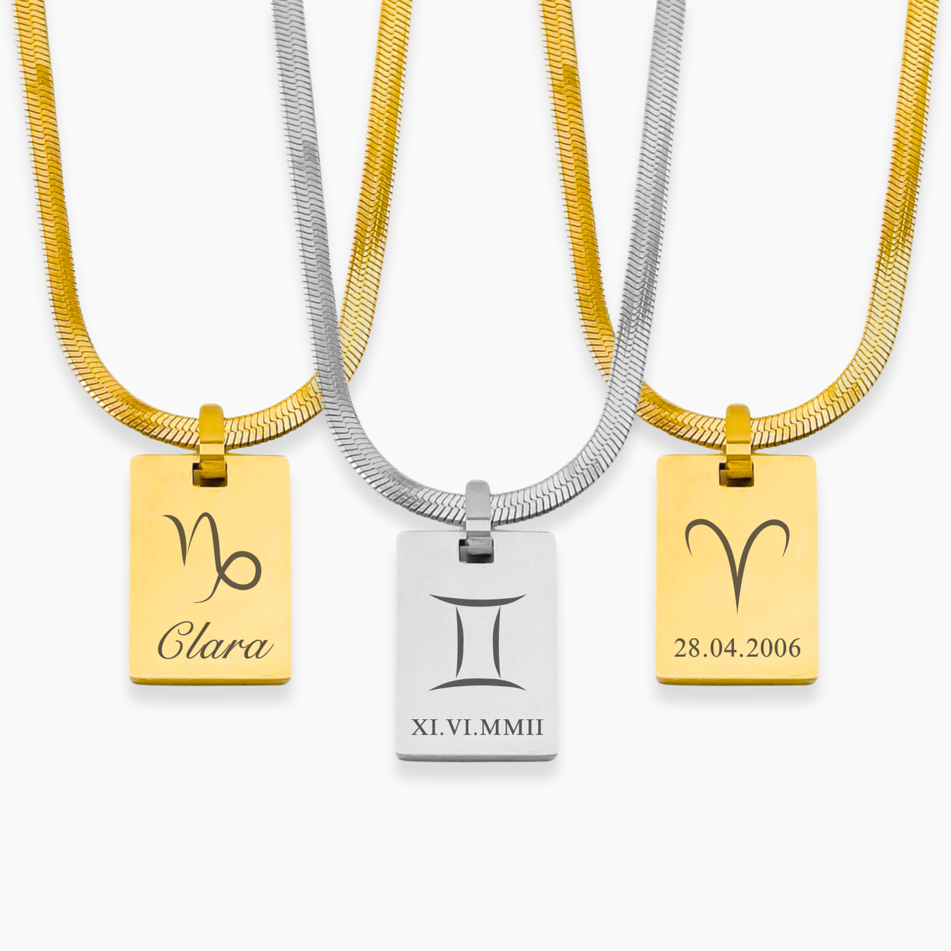 Collier Personnalisable AZUR | Signe du Zodiaque