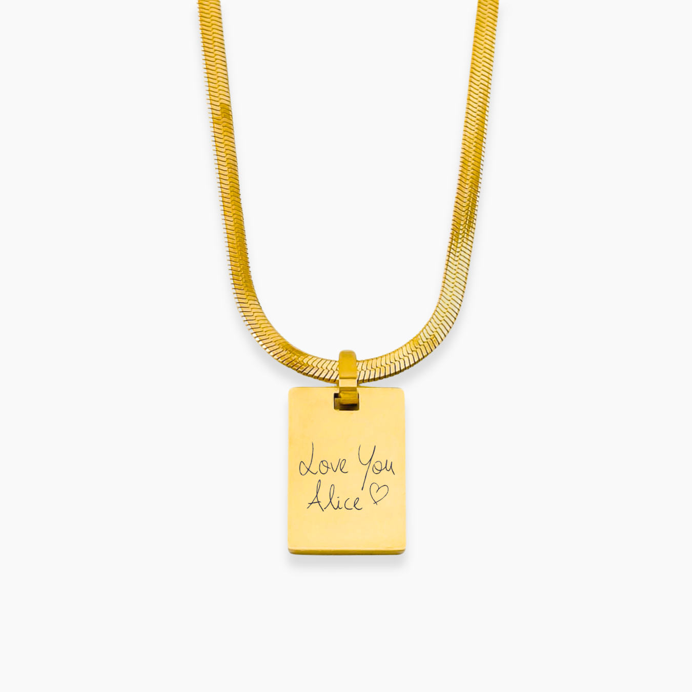 AZUR Personalizable Necklace | Handwriting/Drawing