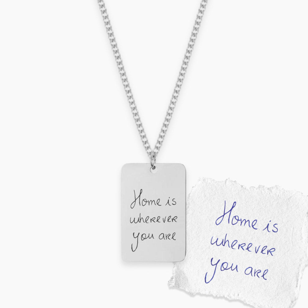 SAGE Collier Personnalisable | Écriture manuscrite