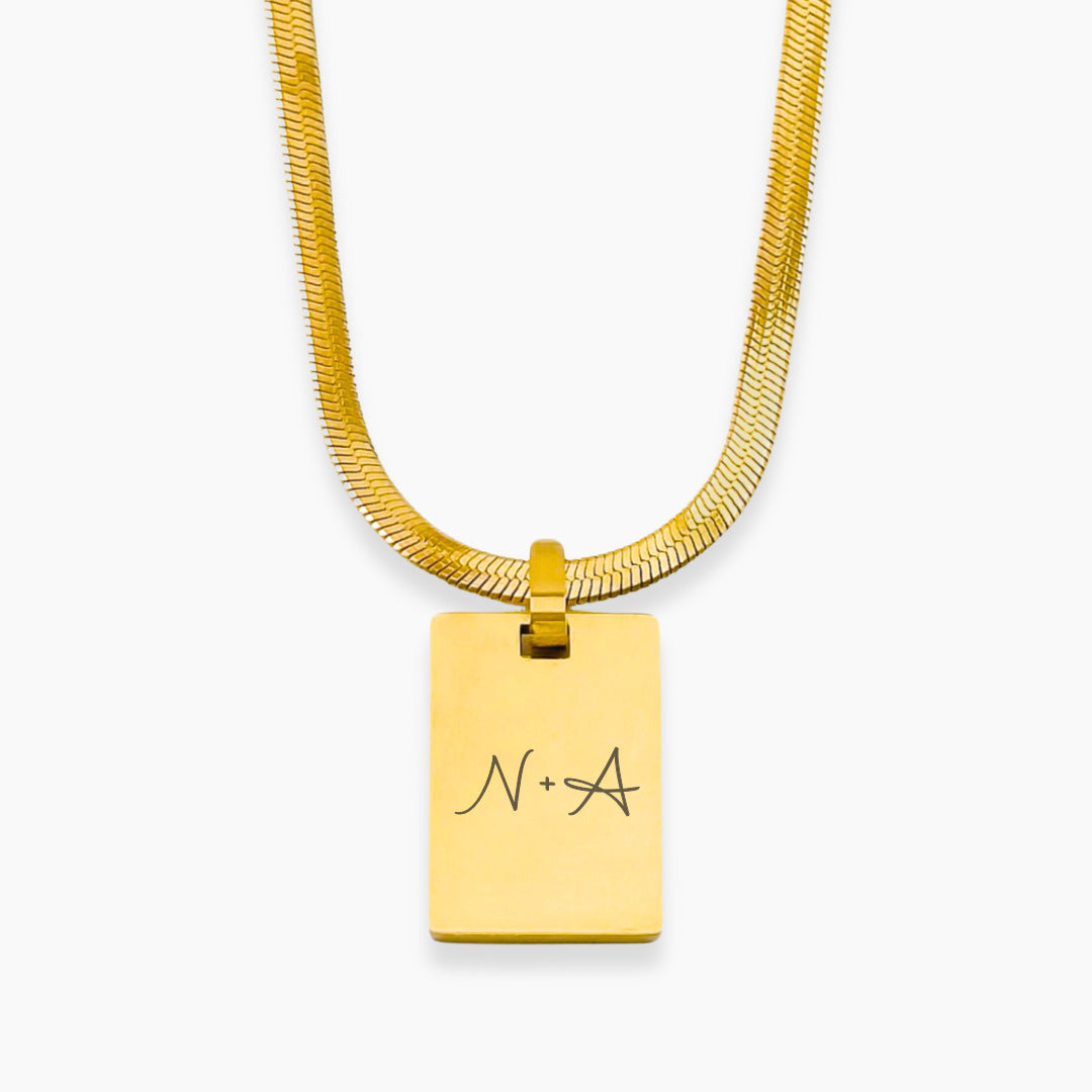 Collier Personnalisable AZUR | Initiales