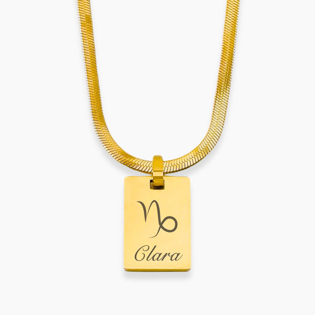 Collier Personnalisable AZUR | Signe du Zodiaque