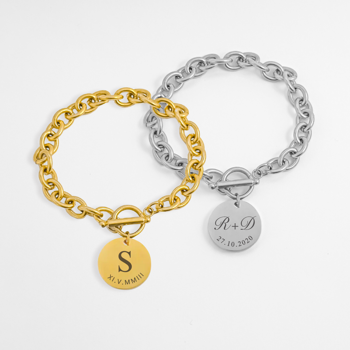 Pulseira personalizável JUNO | Iniciais