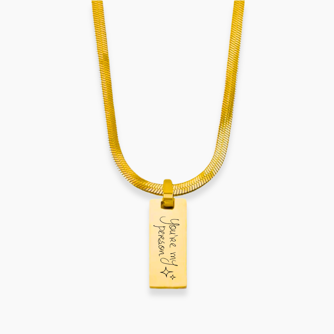 SILO Personalizable Necklace | Handwriting