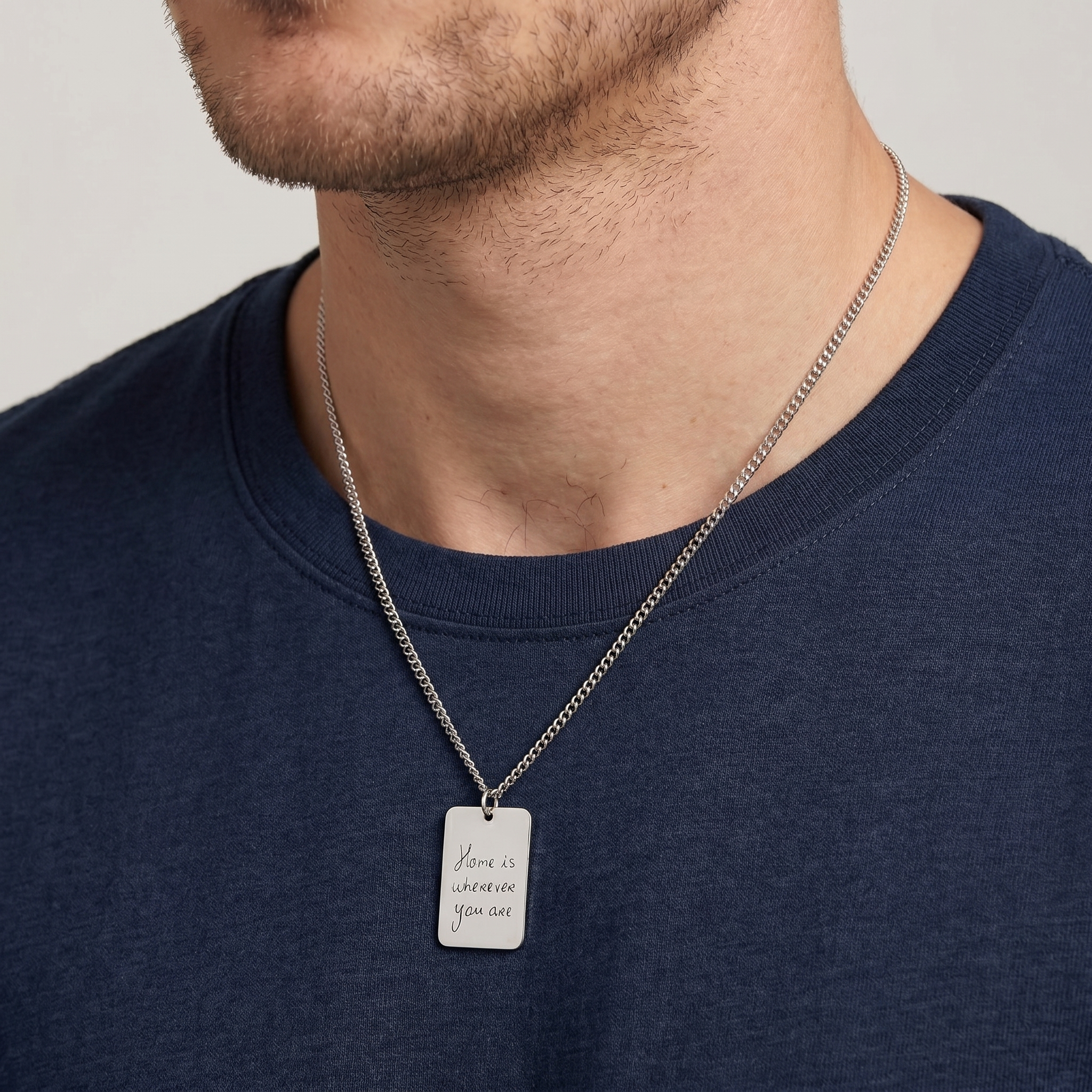 Colar personalizável SAGE | Caligrafia/Desenho