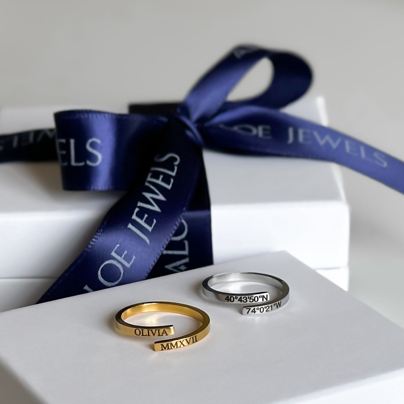 Bague Personnalisable AIRE | Texte Personnalisé