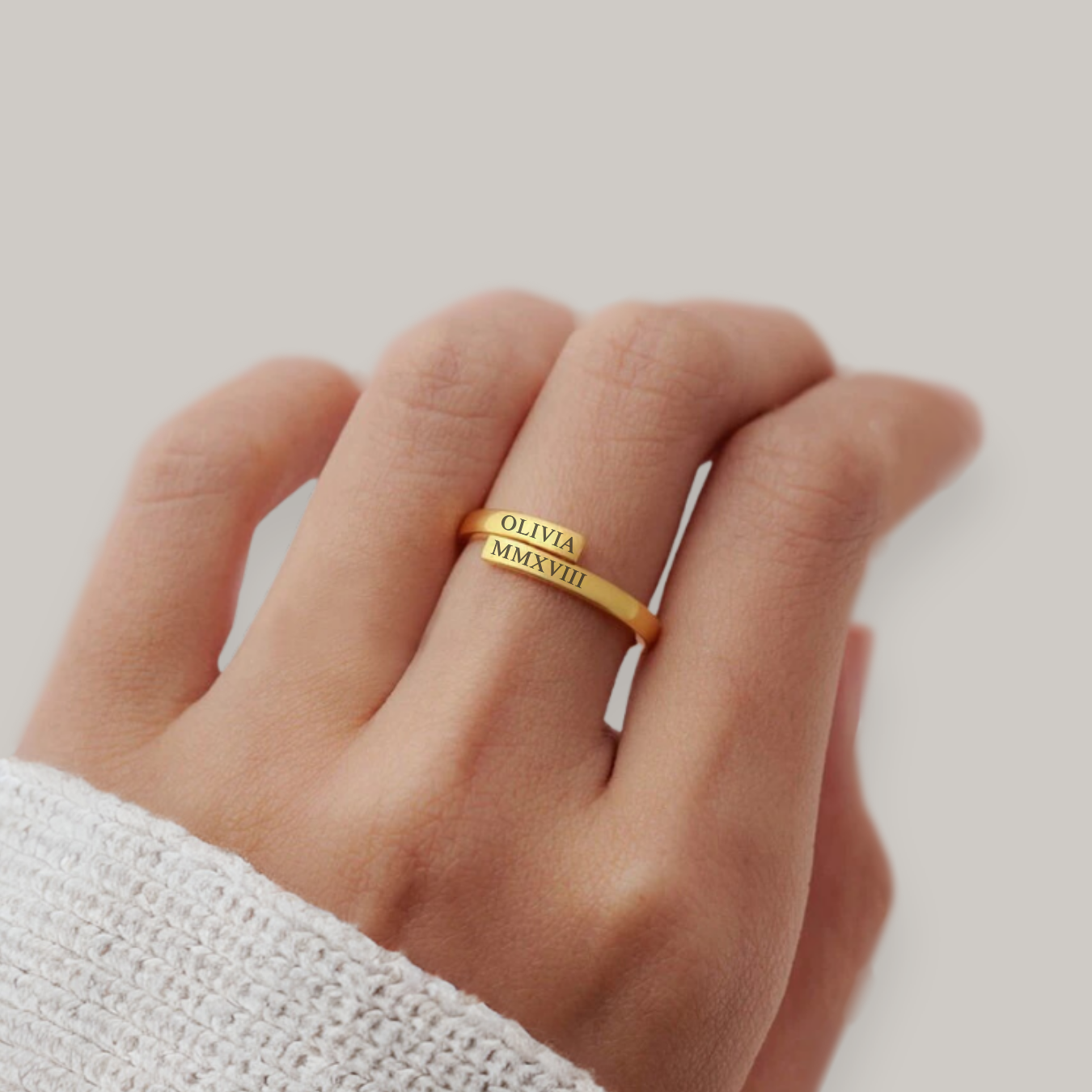 AIRE Personalizable Ring | Custom Text