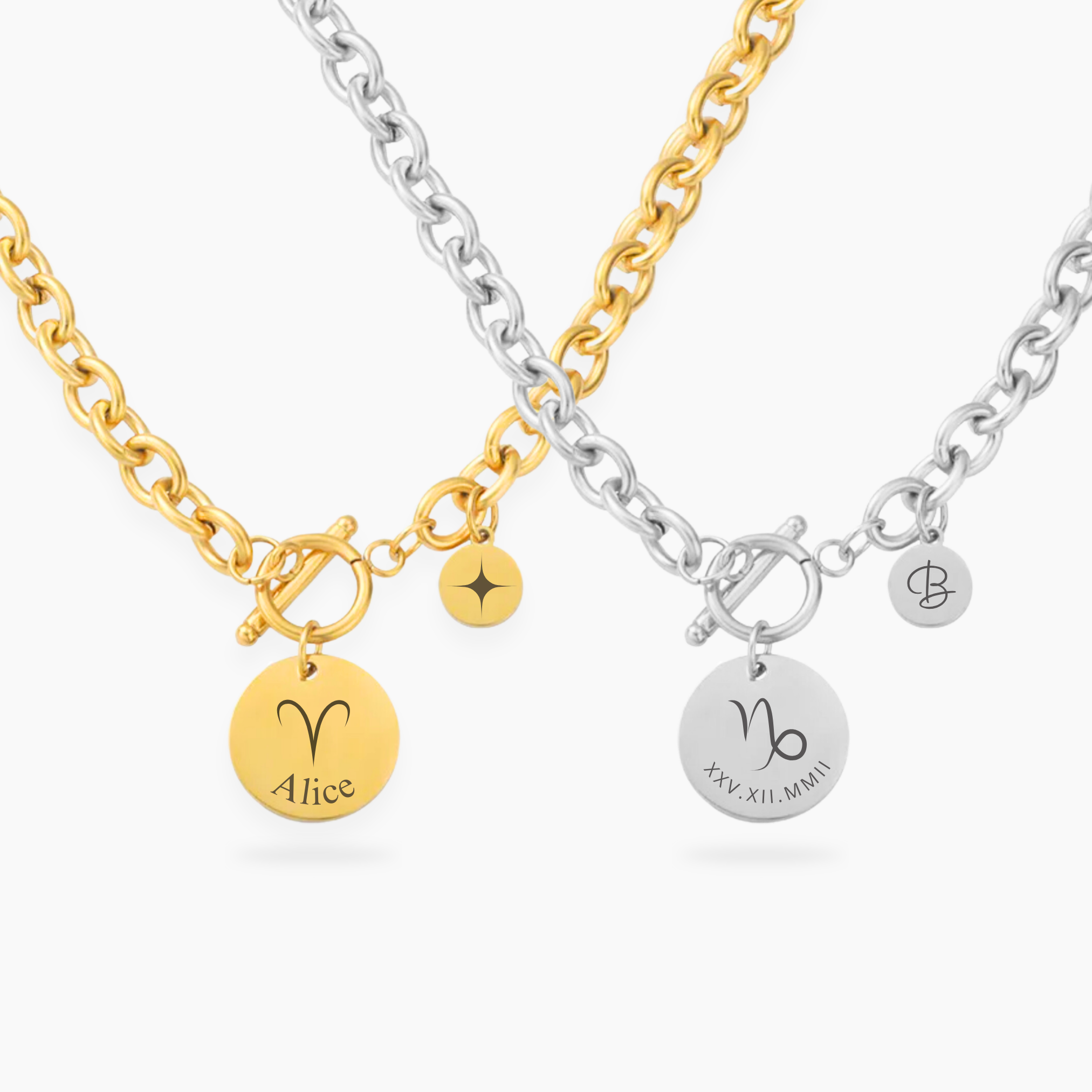 JUNO Personalized Necklace | Zodiac Sign